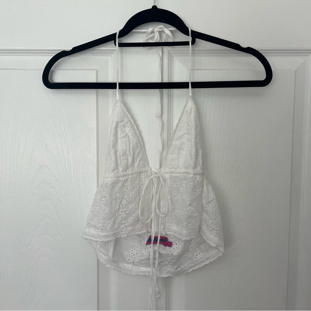 White Edikted Halter Top
